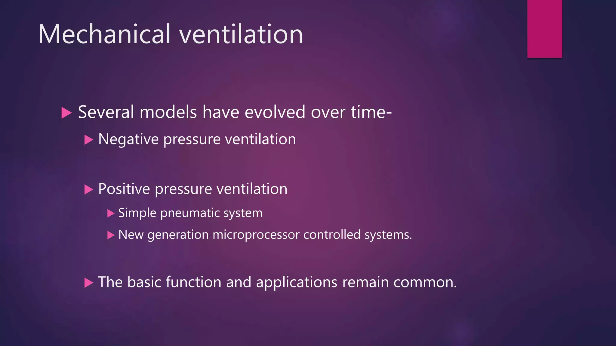 Basic modes of mechanical ventilation | PPTX | Lung and Respiratory ...