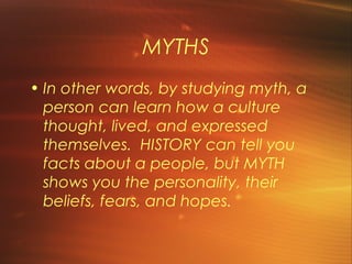 Basic mythology | PPT
