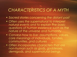 Basic mythology | PPT