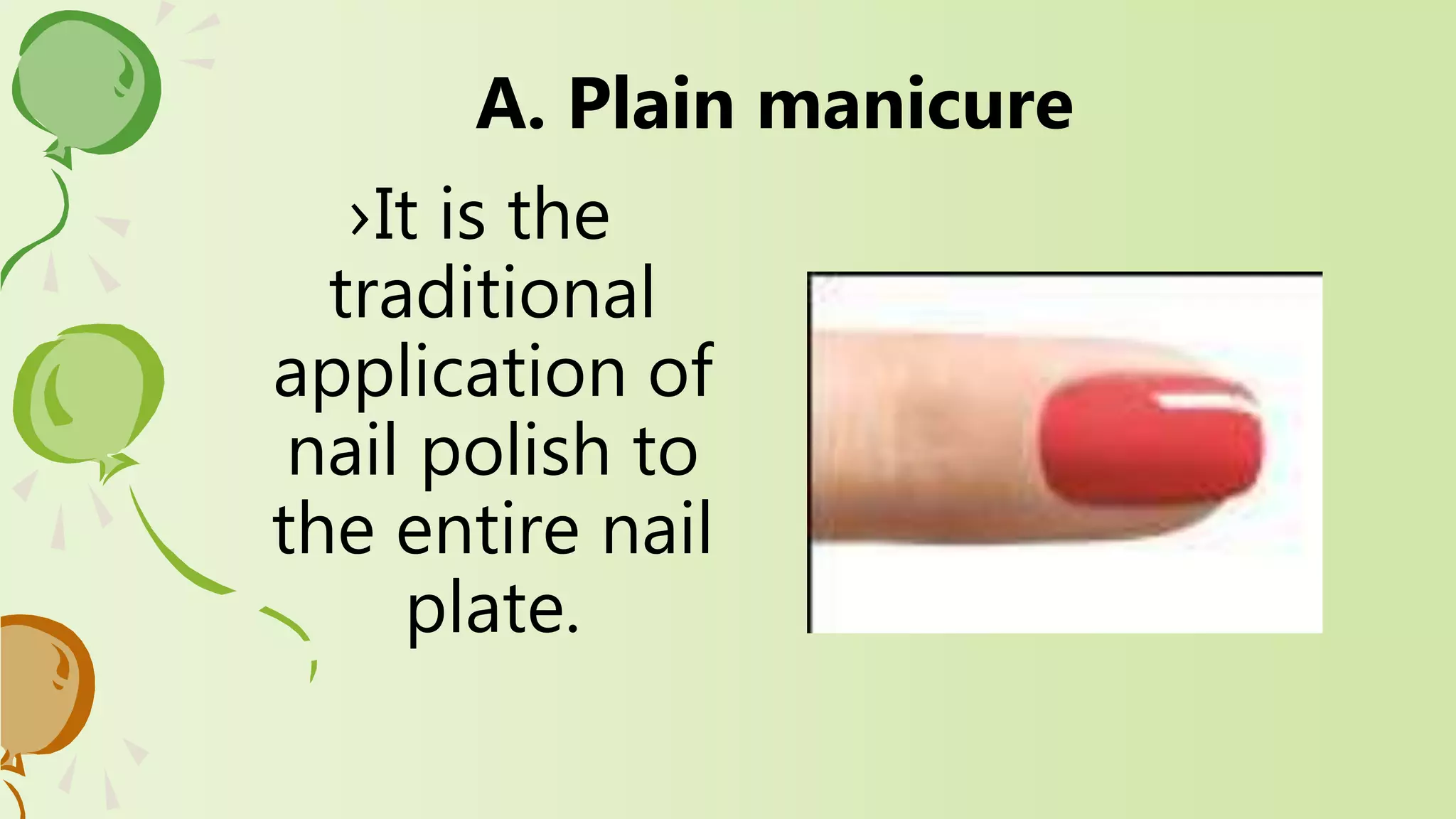 Basic nail shapes and nail art grade 8 | PPTX