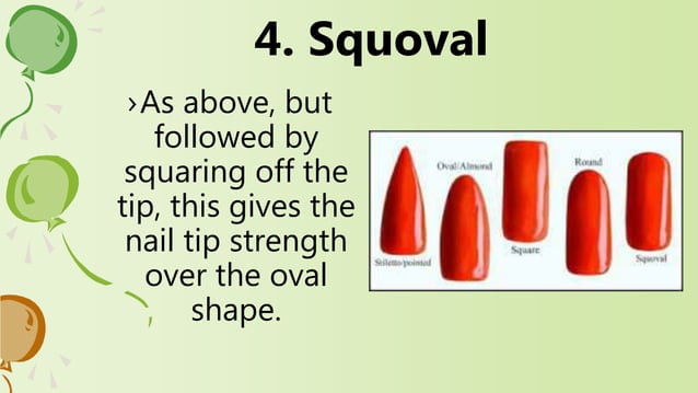 Basic nail shapes and nail art grade 8 | PPTX | Nail Care | Beauty