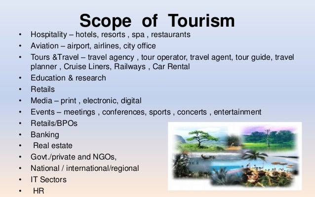 tourism definition nature and scope