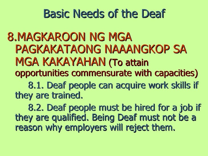 jobs for hearing impaired people