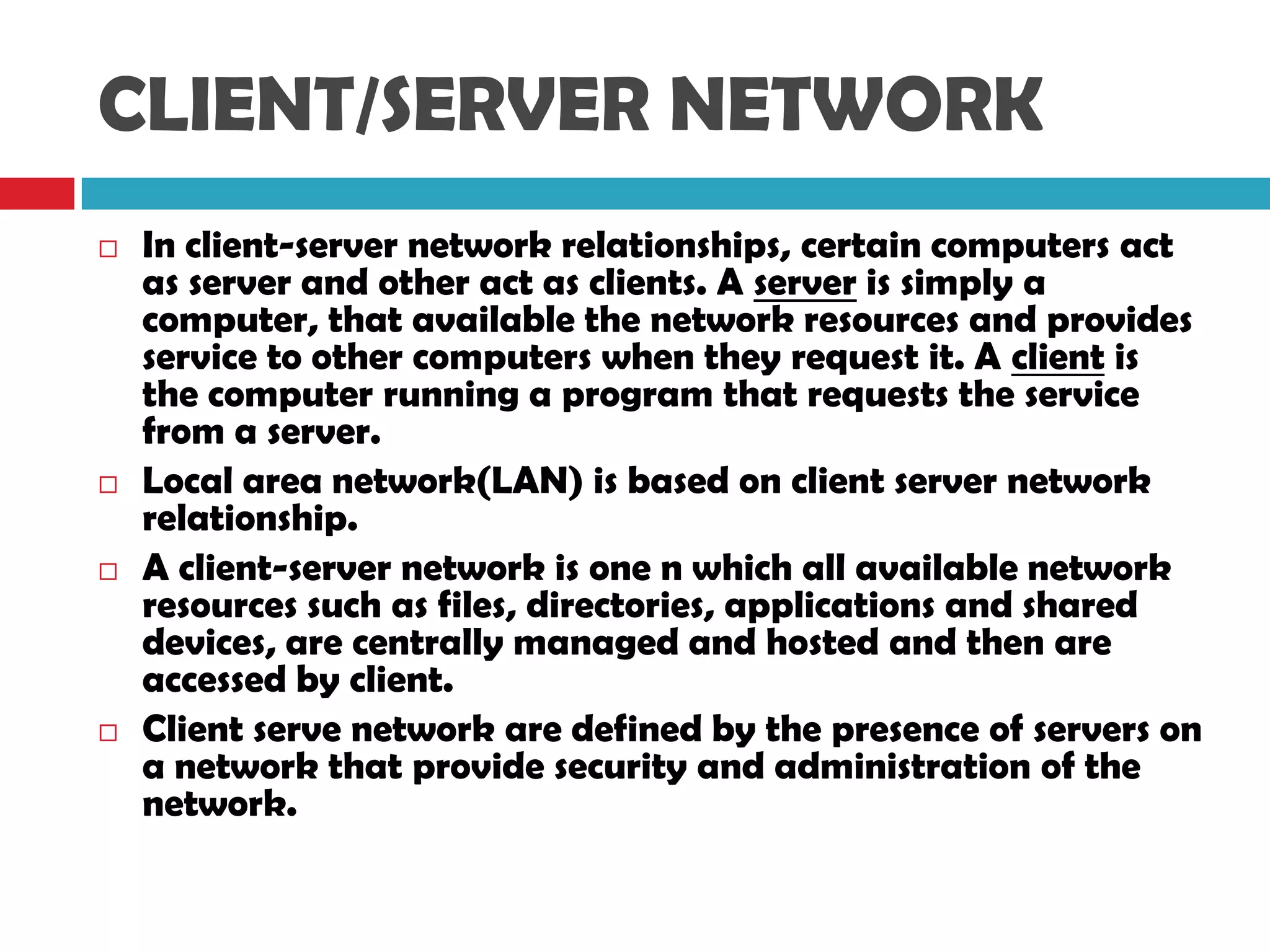 Introduction to computer network | PPTX