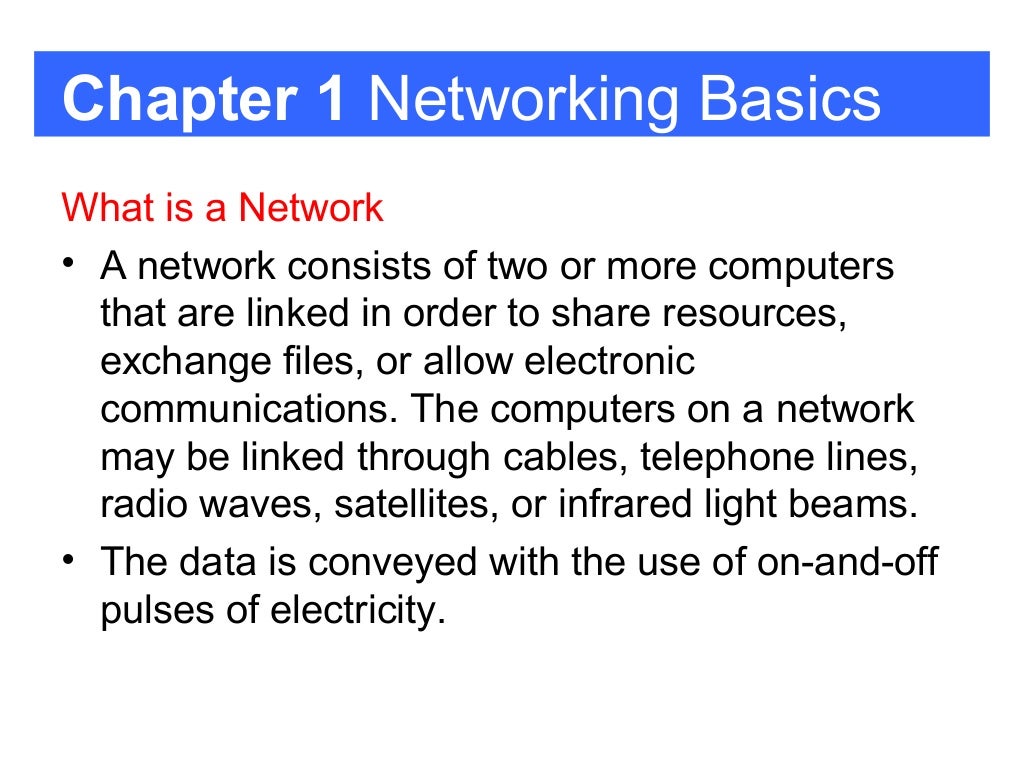 Basic networking