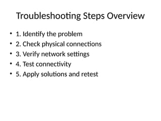 Comprehensive Guide to Basic Network Troubleshooting Techniques and ...