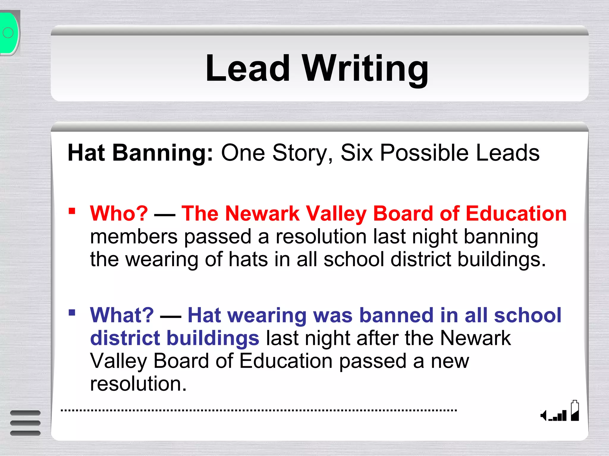 Basic news writing_ppt | PPT