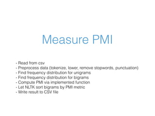 Basic NLP with Python and NLTK | PPT