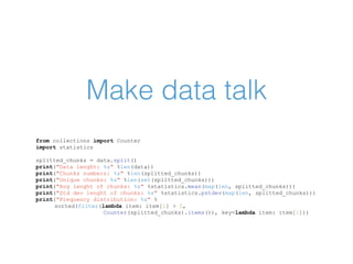 Basic NLP with Python and NLTK | PPT