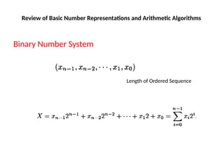 Basic Number Representations and Arithmetic Algorithms.pptx