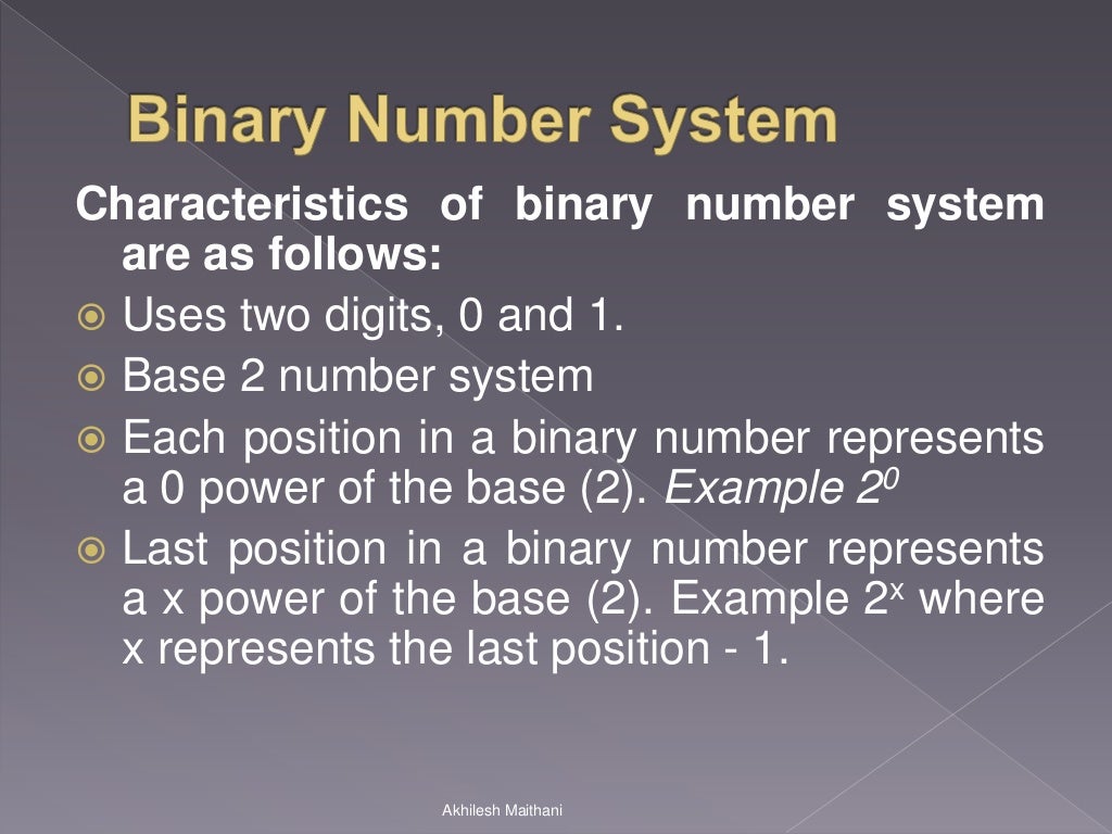 Basic of number system