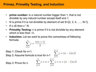 CRYPTOGRAPHY AND NUMBER THEORY, he ha huli | PPT | Technology & Computing