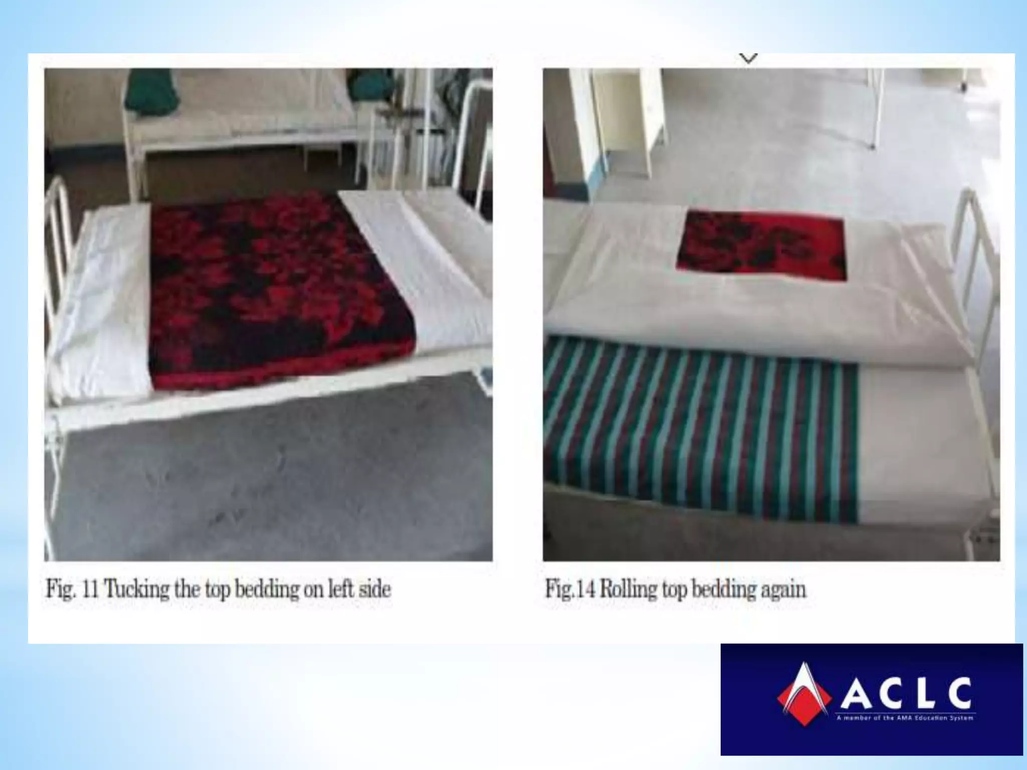 Basic nursing procedure bed making