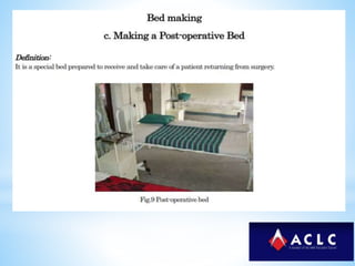 Basic nursing procedure bed making