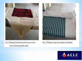 Basic nursing procedure bed making