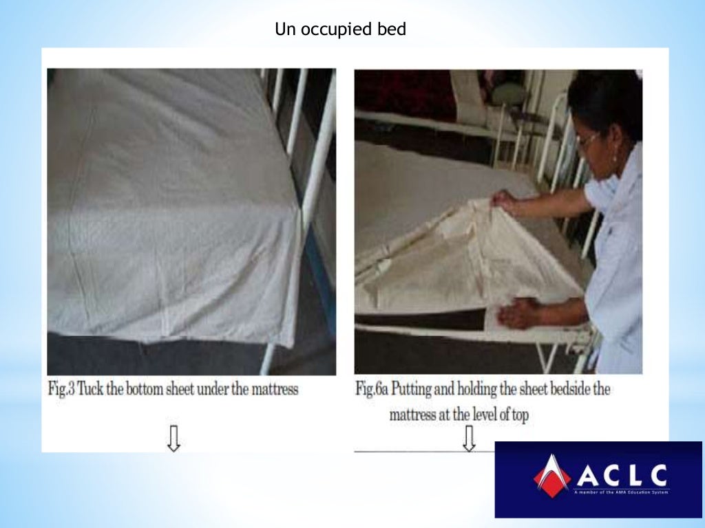 Basic nursing procedure bed making
