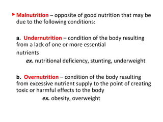 Basic nutrition | PPT