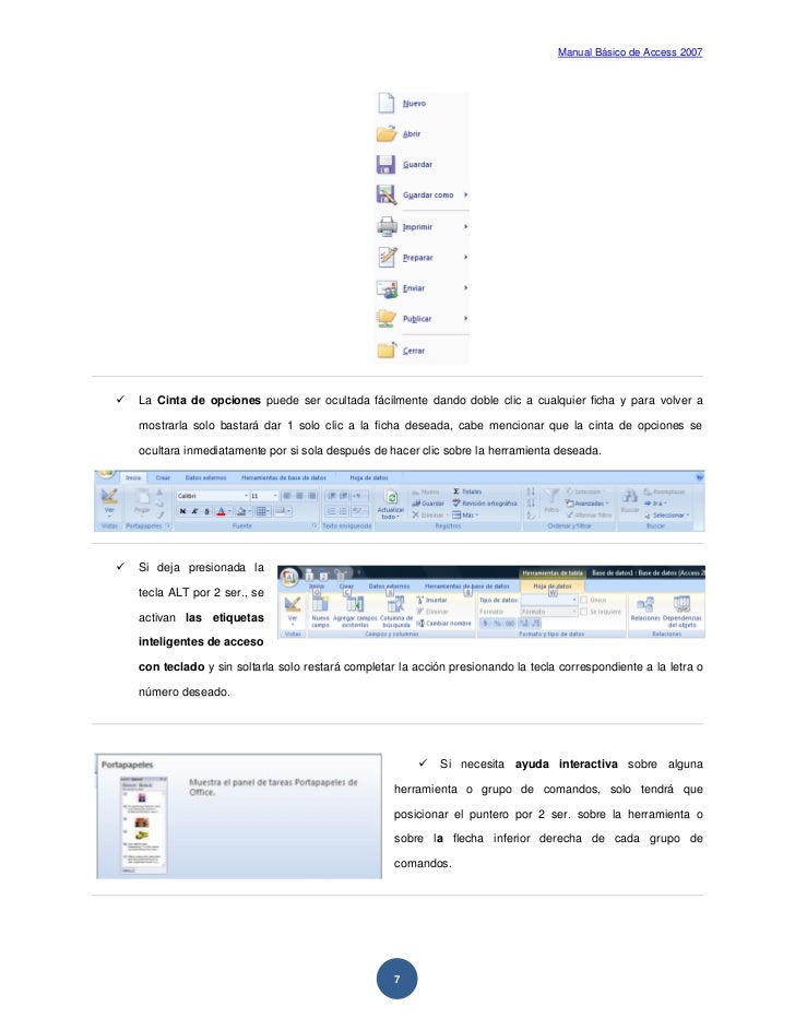 Descargar manual basico de access 2007 descargar