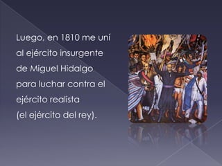 Viví 50 años.De mis cincuenta años de vida, trece años fui sacerdote: de 1797 a 1810.
