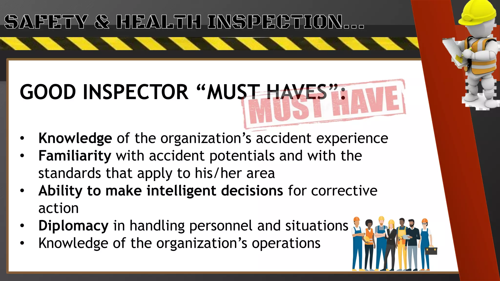 Safety and Health Inspection | PDF
