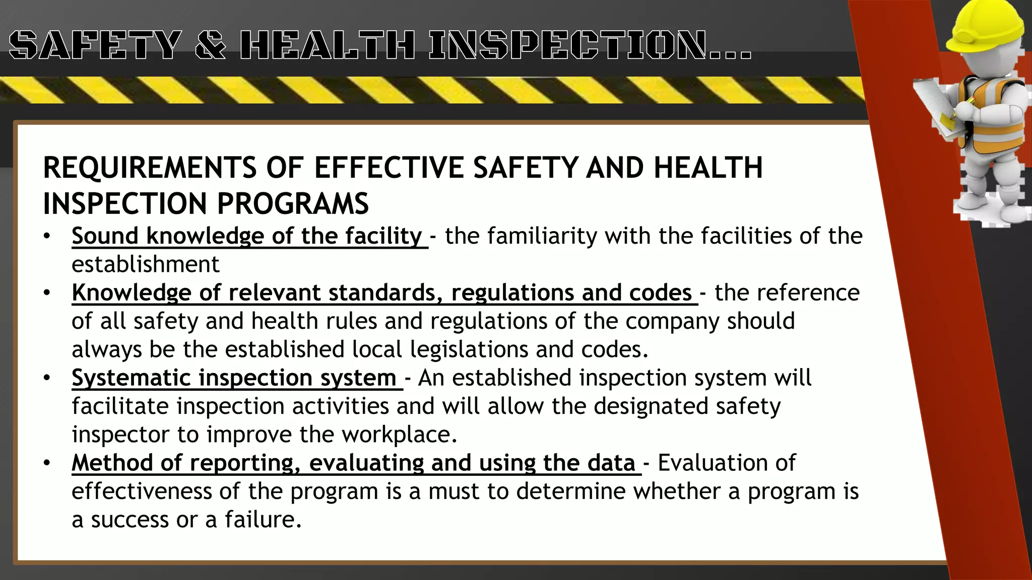 Safety and Health Inspection | PDF