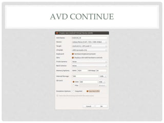 AVD CONTINUE 
 