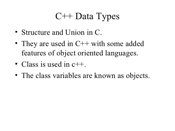 Basic of c &c++