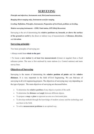 Basic Of Civil Engineering Site knowledge | PDF