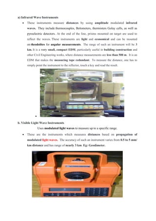 Infrared Wave Instruments Basic Of Civil Engineering Site knowledge | PDF