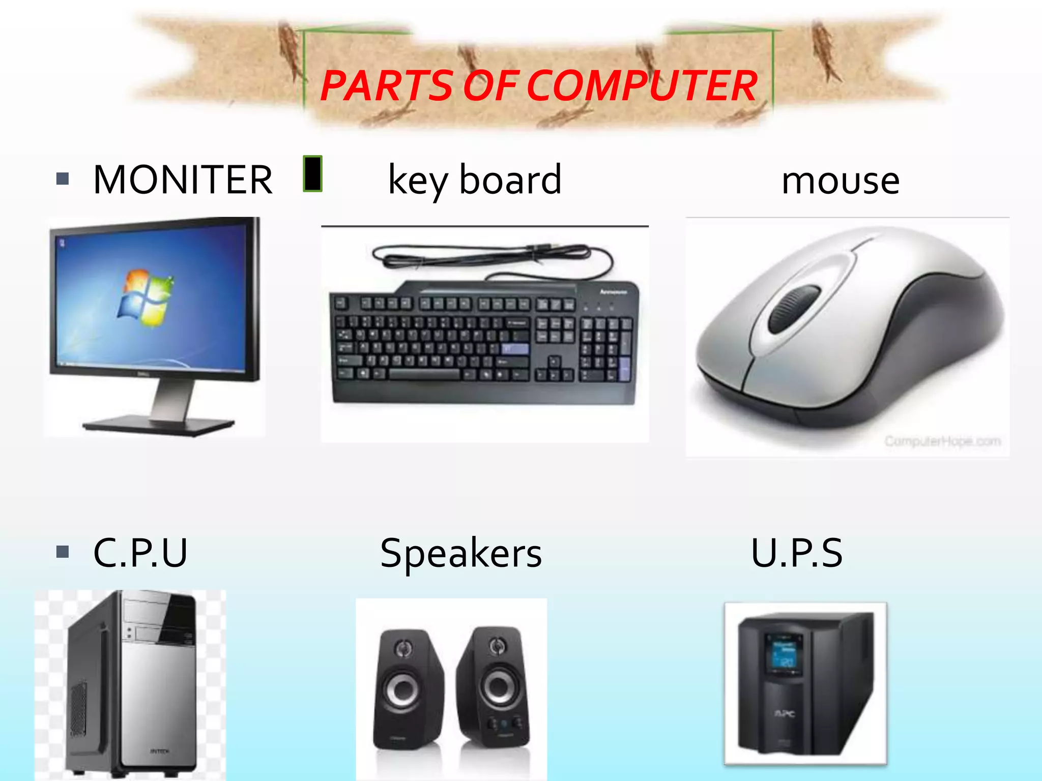 Basic of computer by vishal | PPTX