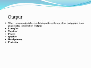 Basic of computer pptx | PPT