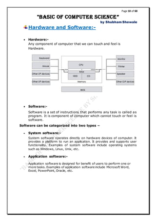 Basic of COMPUTER SCIENCE Presented by Shubham Shewale.pdf