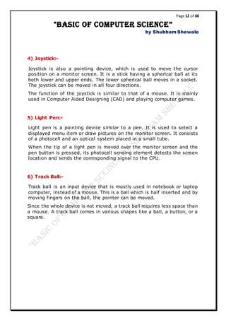 Basic of COMPUTER SCIENCE Presented by Shubham Shewale.pdf