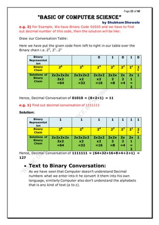 Basic of COMPUTER SCIENCE Presented by Shubham Shewale.pdf