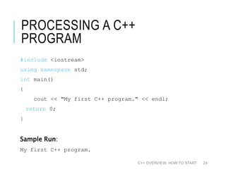 Basic of c++ programming | PPT