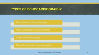 Echocardiography basics | PPTX