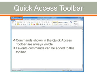 Contain a set of related commands
