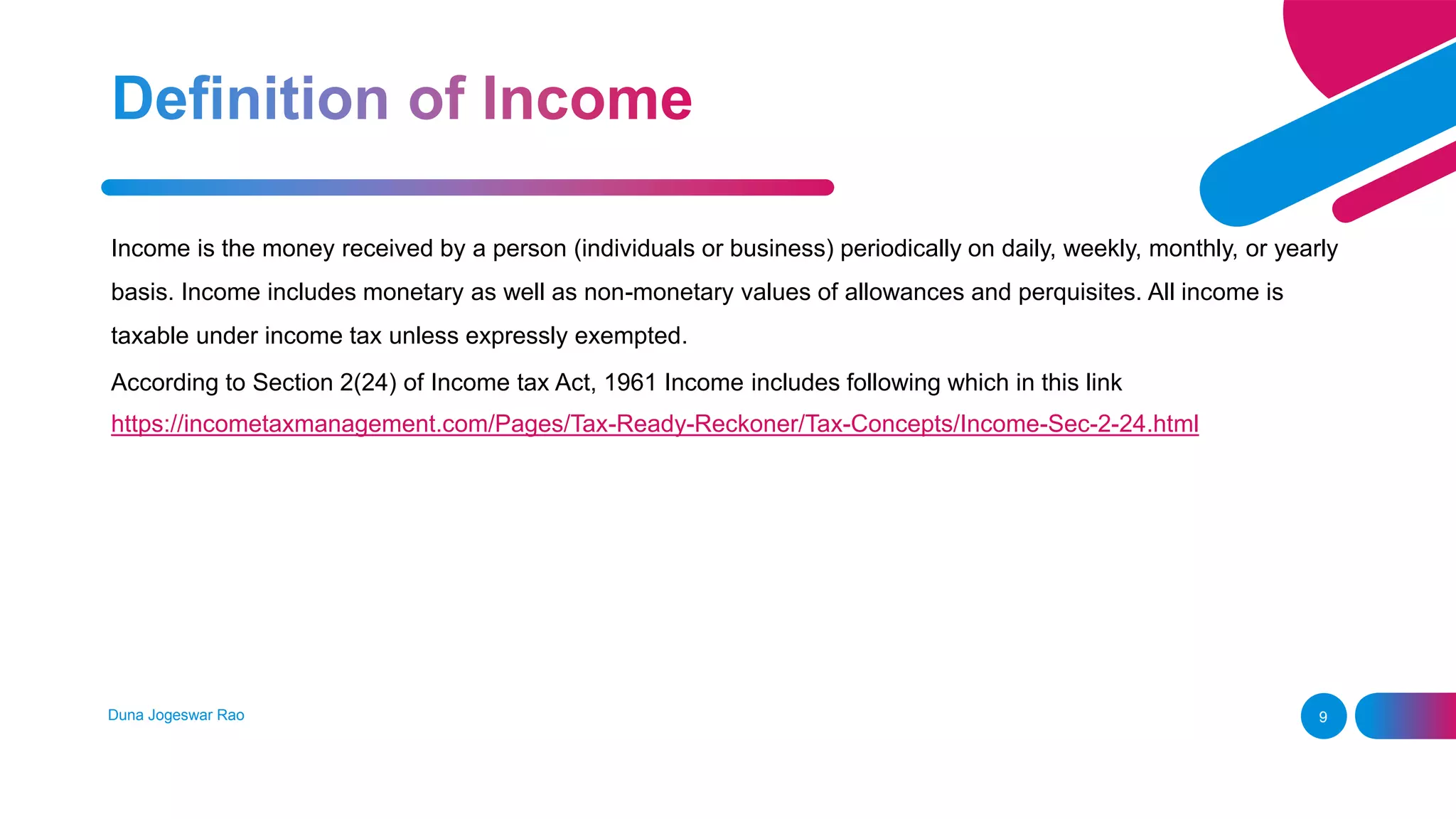 Basic of Income Tax.pptx