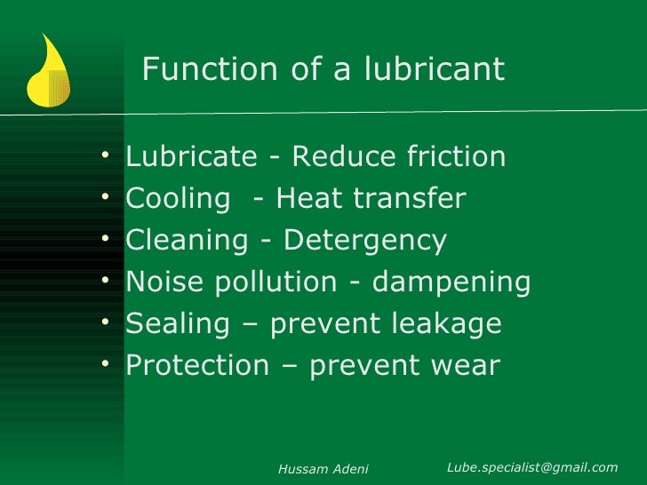Basic Of Lubricants and Lubrication