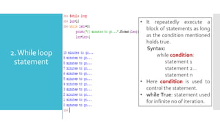 Basic of Python- Hands on Session | PPT