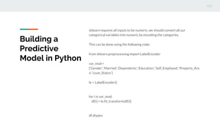 Basic of python for data analysis | PPTX
