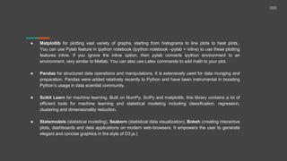 Basic of python for data analysis | PPTX