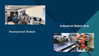 Click to edit Master title style
3 3
Humanoid Robot
Industrial Robot Arm
 