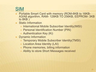 Basic of teleom gsm | PPTX