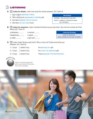 World Link - ICPNA Version - Basic One Book | PDF