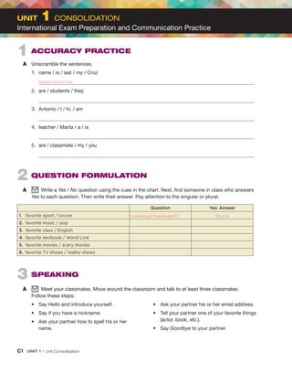 World Link - ICPNA Version - Basic One Book | PDF