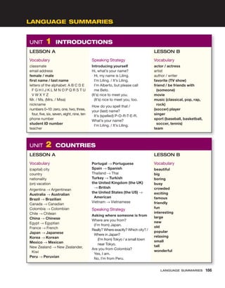 World Link - ICPNA Version - Basic One Book | PDF