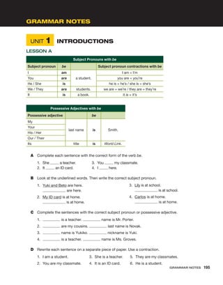 World Link - ICPNA Version - Basic One Book | PDF