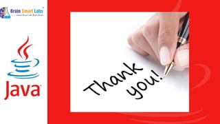 Basic online java course  - Brainsmartlabs