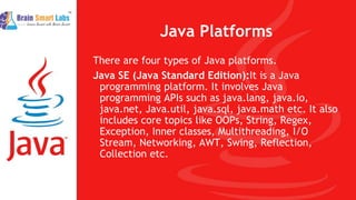 Basic online java course - Brainsmartlabs | PPT